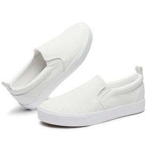 Giày vải nam kiểu mới 2025 bán chạy, giày vải trắng đế cao su, kiểu lười, thiết kế tùy chỉnh - Product Image 2