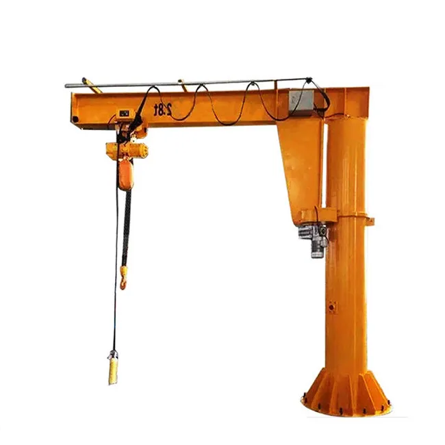Bengkel Banyak Digunakan Peralatan Angkat Light Duty Arm Crane Pillar Mounted 1 Ton 2ton 3ton Jib Crane