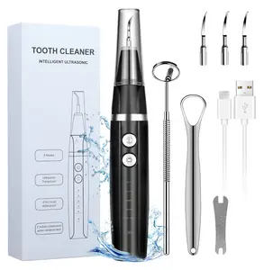 High Quality Ultrasonic Tooth Cleaner IPX7 Waterproof Teeth Stain Remover Deep Clean Ultrasonic Plaque Remover