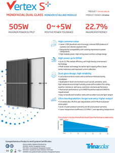 Module solaire de type <span class=keywords><strong>Trina</strong></span> N <span class=keywords><strong>Trina</strong></span> 500W TSM-NEG18R.28 panneau solaire mono type N demi-cellule - Product Image 2