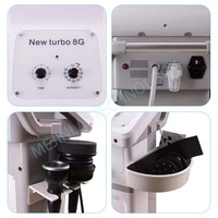 G8 Body Slimming Machine Vacuum Heat Vibration Massage Equipment Targeted on Arms Hanches Waist Shoulders Neck Abdomen