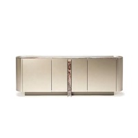 Buffet et armoire de salon de luxe moderne pour bar à domicile et usage hôtelier – Meuble en bois écologique et peu encombrant