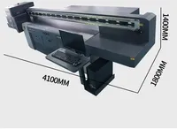 Impresora UV de Cama Plana en Oferta, Cabezal de Impresión Ricoh 2513, Tinta UV con Suministro Automático, 2400 DPI, para Metal, Cuero, Vidrio y Materiales Rígidos