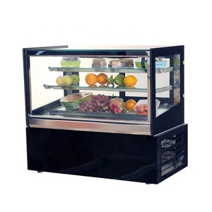 <span class=keywords><strong>Vitrine</strong></span> réfrigérée en verre d'étalage de gâteau de partie supérieure du comptoir commerciale pour des tartes - Product Image 3