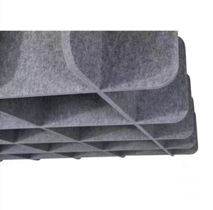 Nrc 0.9 sợi khoáng Acoustic gạch Trần cho văn phòng và thương mại hấp thụ âm thanh - Product Image 5