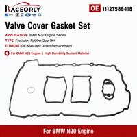 طقم حشية غطاء صمام المحرك RACEORLY 11127588418 لسيارات BMW F30 F10 X1 X3 X5 Z4 N20B20 N20 2.0T 320i 420i