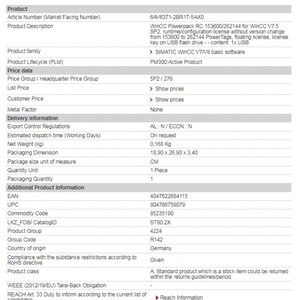 6AV6371-2BR17-5AX0 Brand New Product High Quality Factory Shipped PLC at Favorable Price - Product Image 1