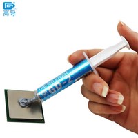 3 pièces, poids net 7 grammes, pâte thermique grise GD-2, composés pour dissipateur thermique, pâte pour CPU GPU, seringue avec emballage blister et boîte
