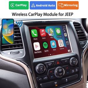 AZTON Automotive Waze Android Auto para Jeep Grand Cherokee Wrangler Renegade Compass 8,4 Uconnect Car Play <span class=keywords><strong>Netflix</strong></span> Youtube - Product Image 6