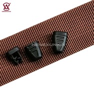 Cordon plat de sécurité Manque de cordon Boucles en plastique Longe Breakaway Pop Barrel Connecteurs