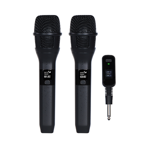 Micrófono Inalámbrico Profesional de Alta Calidad de Sonido, 1 a 2, para <span class=keywords><strong>Karaoke</strong></span>, Hogar, Exteriores, Transmisión <span class=keywords><strong>en</strong></span> Vivo, Universal - Product Image 5