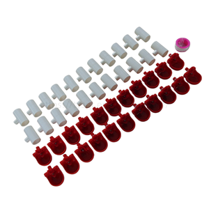Kit <span class=keywords><strong>d</strong></span>'abreuvoirs anti-éclaboussures automatiques 22 stations pour volailles, avec biberons croisés, bols, raccords en PVC et ruban pour l'approvisionnement en eau <span class=keywords><strong>des</strong></span> poulets, canards, <span class=keywords><strong>lapins</strong></span> et cailles en ferme - Product Image 3