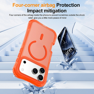 Funda Transparente Magnética 3 en 1 de PC+TPU con Correa de Muñeca Antigolpes para <span class=keywords><strong>iPhone</strong></span> 17 Pro Max, Air 16, 15, 14, <span class=keywords><strong>13</strong></span>, 12 Plus NUEVA - Product Image 3