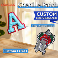 Écusson en feutre personnalisé avec broderie chenille et applique, motif symbole de la paix américain et langue des signes, pour chapeau, thème Congrès des étudiants et échecs