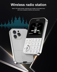 Téléphone portable de poche V9 Mini, écran 2,01 pouces, double carte SIM, 2G GSM, mini clavier, voix magique, téléphone compact à petits boutons - Product Image 1