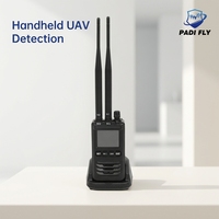 Système de détection de drones portable compact Android 400 MHz-6 GHz, portée de 2000 m, réponse rapide en 3 secondes, balayage de signaux sans fil, batterie 10 h