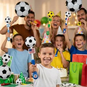 EPT Vibrant Handheld National Team Flag Design Fan Gear Props for World Cup Matches Soccer Noisemaker Cheering Sticks - Product Image 3