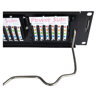 Panel Patch CAT5e UTP RJ45 19 Inci 2U 24 Port Langsung dari Pabrik, Suku Cadang Telekomunikasi untuk Sistem Kabel Jaringan