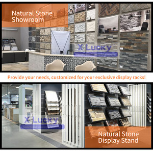 Thiết kế mới cầu thang gạch đá hiển thị đứng miễn phí đứng đá bồn tắm gạch giấy tấm đá thạch anh hiển thị đứng - Product Image 2