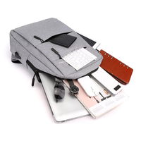 Mochila para Portátil de Negocios con Puerto de Carga USB, Gran Capacidad, Mochila para Computadora de 15.6 Pulgadas para Hombres y Mujeres de Oficina