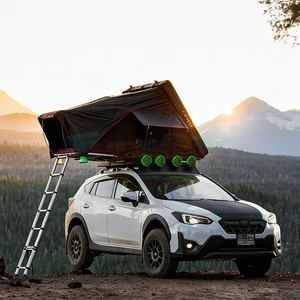 Tente de toit rigide moderne pour camping en plein air, 4x4, luxe, kaki, avec échelle - Product Image 6