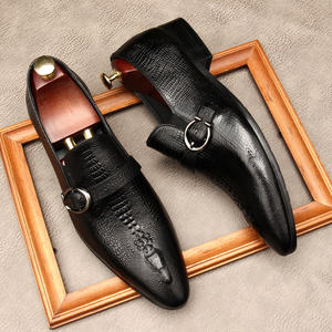 Luxury Customize New Business British Style Genuine Leather Nubuck Leather Handmade Oxford Shoes Pointed <b>Toe</b> Men's Shoes - Product Image 1