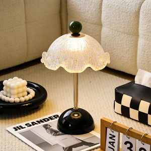 Modern Table <strong>Lamp</strong>, Atmosphere Night Light with Acrylic Shade Reading <strong>Lantern</strong> <strong>Lamp</strong> for Dormitory, Bedroom, Living Room - Product Image 3