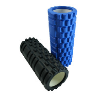 Rouleau de mousse de yoga creux en PVC EVA portable facilement transporter votre équipement d'entraînement pour le bâton de fitness et l'exercice de massage musculaire
