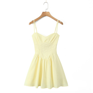 Shop Our Collection of Short Yellow Dress with Straps