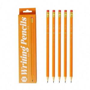 Hot Sale 12-Piece <b>Classic</b> Plastic Wood Free HB Pencils Set with Eraser School Stationery Essentials - Product Image 2