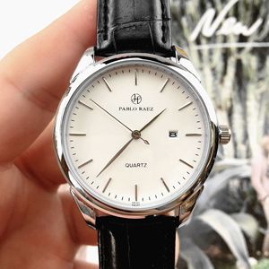 Reloj de cuarzo minimalista de acero inoxidable para hombre, con correa impermeable y función de calendario, ideal para negocios y ocio. - Product Image 6