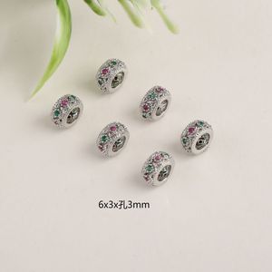 สีทอง18K รักษาลูกปัดเซอร์คอนสเปเซอร์ทรงกลม DIY อุปกรณ์ทำเครื่องประดับสำหรับสร้อยข้อมือสร้อยคอเครื่องประดับ - Product Image 3