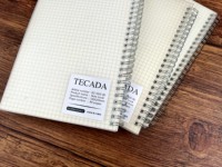 TECADA Notizbücher Spiralgebundene Notizbücher für Schule und Arbeit