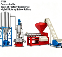 Ligne de granulation par extrusion à anneau d'eau pour plastique, machine de retraitement de plastique à faible consommation d'énergie