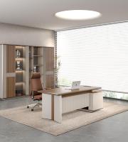 Bureau de direction extensible moderne en bois pour PDG, fabriqué en Chine