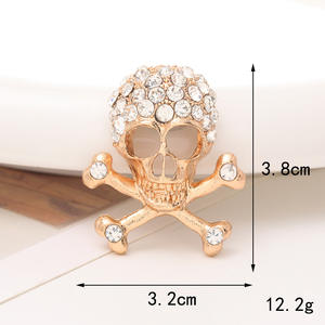 Nouvelle perle beauté bricolage breloques rétro Vintage Style fantôme tête sabots décoratif chaussure fleur diamant étui <span class=keywords><strong>de</strong></span> téléphone portable breloques - Product Image 6
