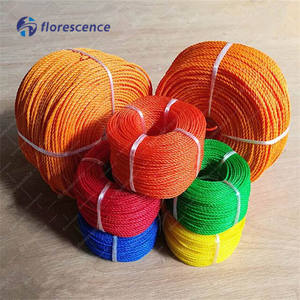 เชือกตกปลาโพลีเอทิลีน PE คุณภาพสูง ขนาด 2 มม. 3 มม. 4 มม. 5 มม. 6 มม. แบบ 3 เส้น พร้อมบานพับสำหรับอวนจับปลา - Product Image 6