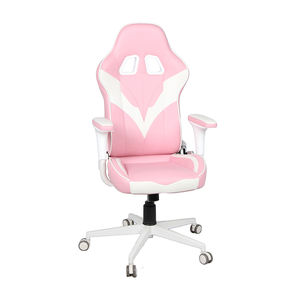 Multi Color Fixed Armrest PU Leather <span class=keywords><strong>Pink</strong></span> Computer Game Office Chair Adult Gaming Chair - Product Image 2