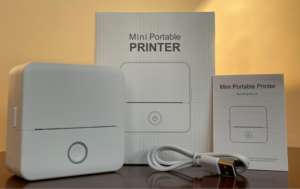 पोर्टेबल थर्मल फोटो प्रिंटर मिनी पोर्टेबल थर्मल रसीद वायरलेस प्रिंटर पोर्टेबल उच्च गुणवत्ता - Product Image 5