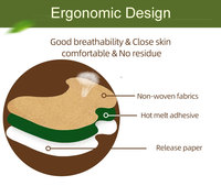Enokon EK-WP001 OEM Fournitures de santé personnalisées, Dispositif médical jetable auto-chauffant écologique à base d'armoise pour le soulagement de la douleur