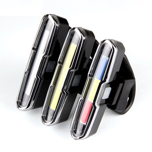 Luz Trasera para <span class=keywords><strong>Bicicleta</strong></span> <span class=keywords><strong>Recargable</strong></span> por USB, LED Azul y Rojo, Doble Color, Resistente al Agua, con Función <span class=keywords><strong>de</strong></span> Memoria - Product Image 1