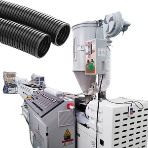 Machine à fabriquer des tuyaux ondulés en PVC PE, ligne d'extrusion <span class=keywords><strong>de</strong></span> tuyaux <span class=keywords><strong>de</strong></span> <span class=keywords><strong>drainage</strong></span> en plastique - Product Image 1
