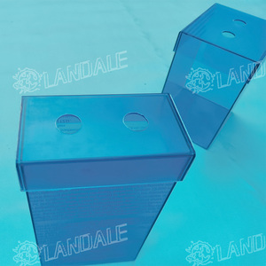 Articles de traitement personnalisés en <span class=keywords><strong>polycarbonate</strong></span> bleu, y compris le pliage, la gravure, le moulage par soufflage, etc. - Product Image 6