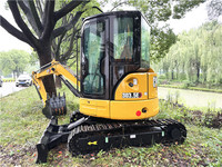 Gebrauchter Caterpillar 303.5E Mini-Raupenbagger mit Dieselmotor, 3 Tonnen, mit Lager und Pumpe, zu verkaufen.