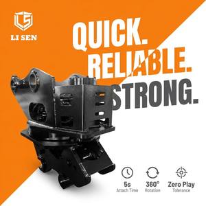 Coupleur rapide rotatif hydraulique 360 °   Pour <span class=keywords><strong>Pelle</strong></span> - Attache rapide universelle compatible CAT Komatsu - Product Image 1