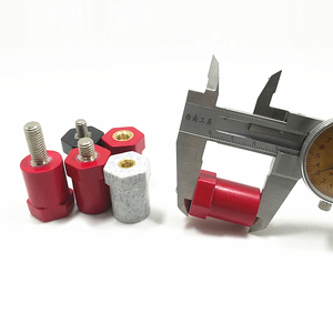 Cột cách điện màu đỏ lục giác M8 * 30 D20 * 30H cột cách điện màu đỏ điện áp thấp cho các ứng dụng điện áp cao - Product Image 5