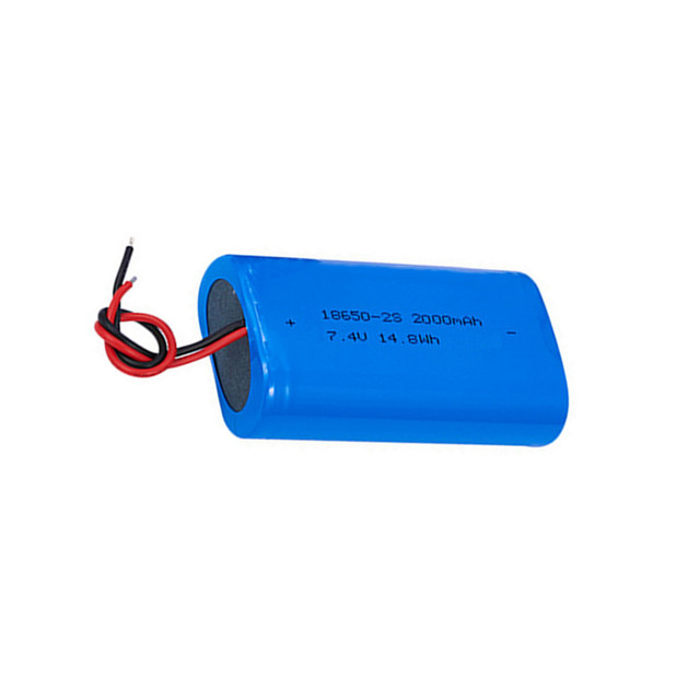Customized Li Ion Battery 18650 7.4V 2000mAh 14.8Wh Lithium Battery for RC Car/RC Quadcopter