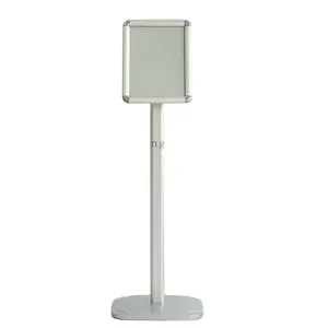 Lobby stand display with square base sign stand menu holder stand