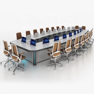 Prise en charge des salles de réunion multi-personnes personnalisées, des bureaux rectangulaires et des bureaux de <span class=keywords><strong>salle</strong></span> de réunion du conseil d'administration - Product Image 4