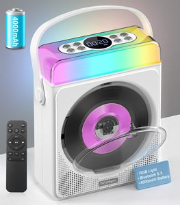 Lecteur CD rétro de bureau à domicile, appareil de lecture de musique portable - Product Image 2